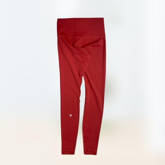 Lululemon Wunder Train High-waisted Tight 25" Cayenne Leggings Women's Size 4 - Picture 4 of 8